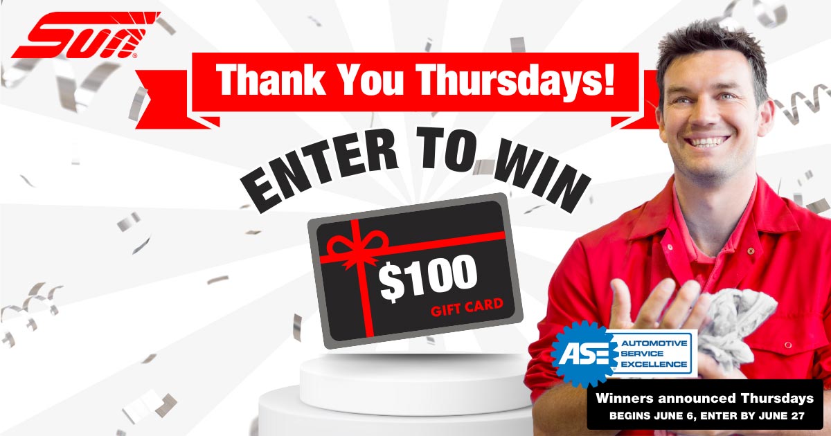 Thank You Thursdays, Automotive Repair Service Professionals, Sun Collision